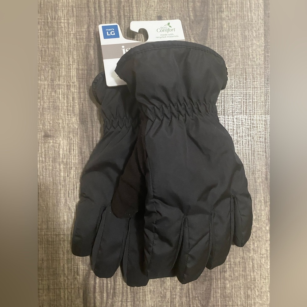 SleekHeat Men's Gloves Large Black